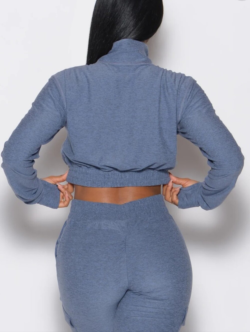 Bombshell Sportswear Cloud Crop Jacket XS - Picture 7 of 7